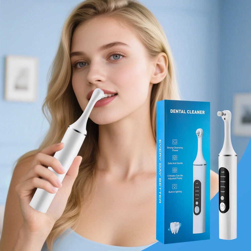 Teeth Whitening Or Tooth Whitening - 전동 치아 광택기 치아 미백 클리너