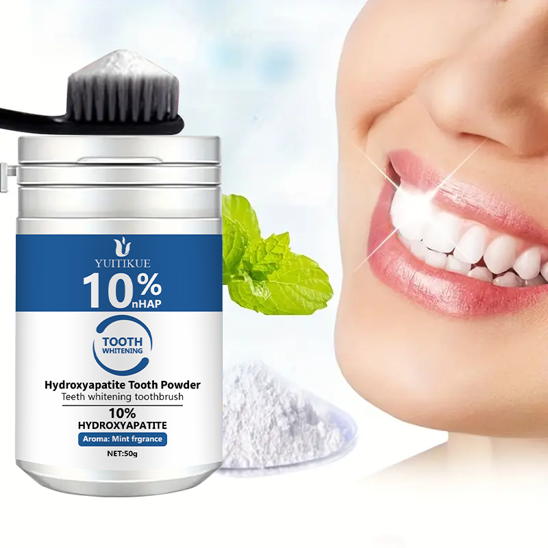 Teeth Whitening China - 유티쿠에 10% nHAP 치아 분말 50g