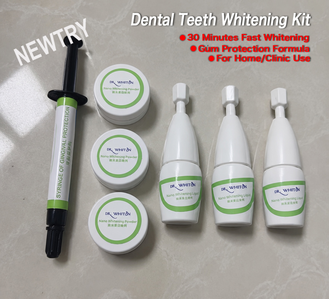 Teeth Whitening Video - 30분 빠른 미백 촉진제 치아 미백