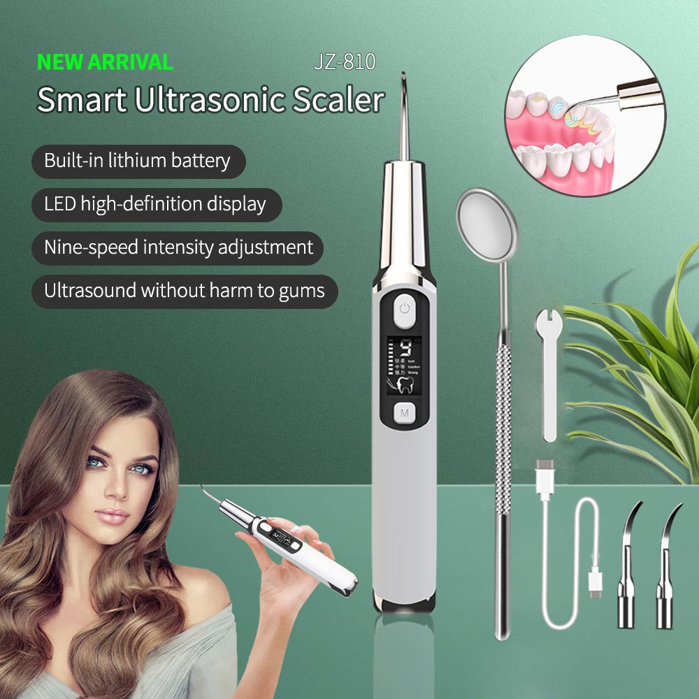 Teeth Whitening Or Tooth Whitening - 전기 소닉 치과 미적분 스케일러 구강