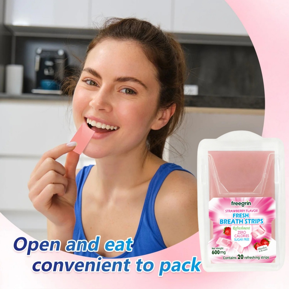 Teeth Whitening In Office - 호흡 청정제 멋진 딸기 민트 PocketPaks