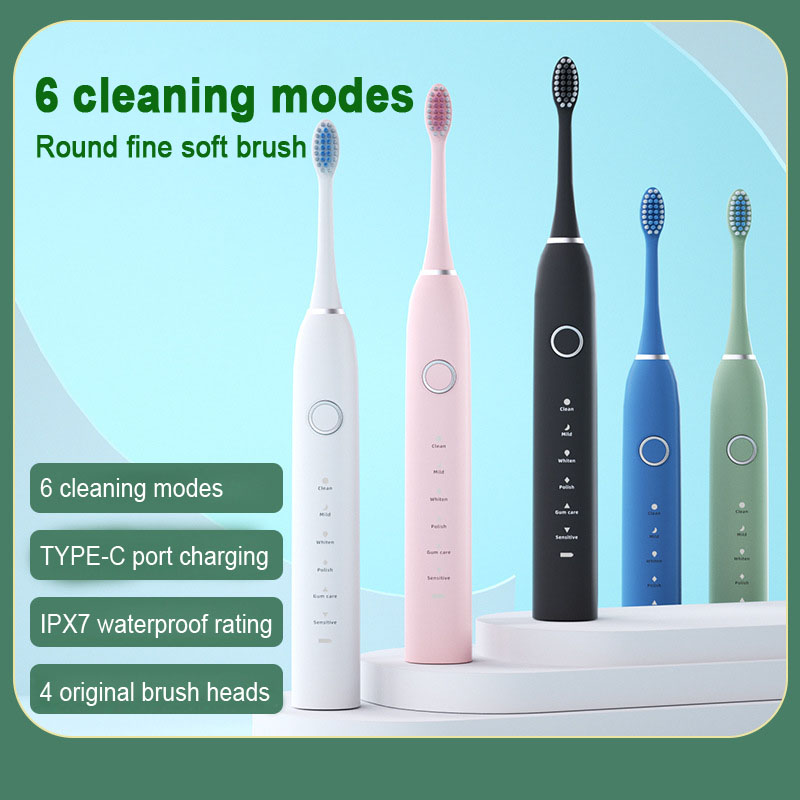 스마트 충전식 초음파 전동 칫솔 성인용 미백 치아 클리 - Teeth Whitening Or Tooth Whitening 리뷰 및 가격
