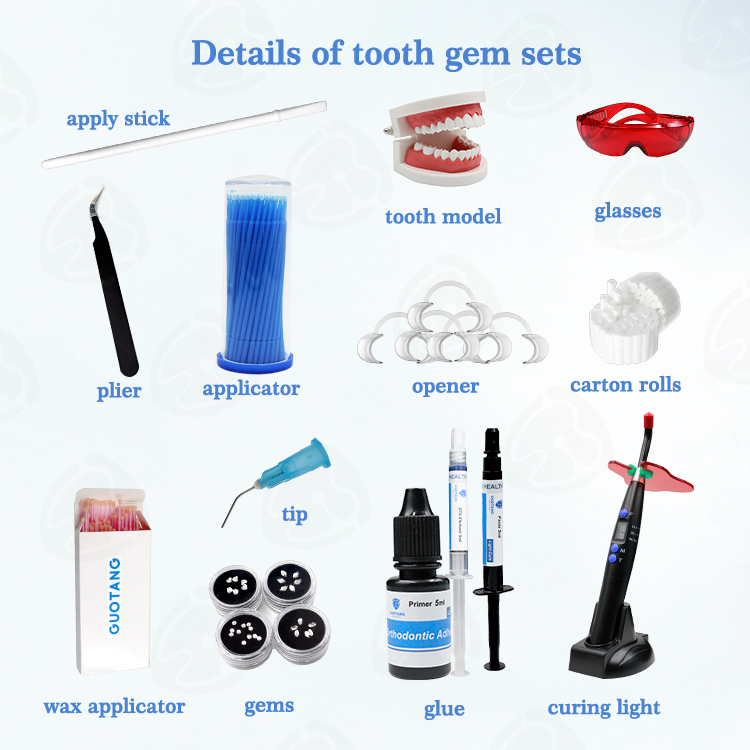 최저가 무료 OEM 치아 보석 키트 광중합 전문 치아  - Teeth Whitening Kit With Light 리뷰 및 가격