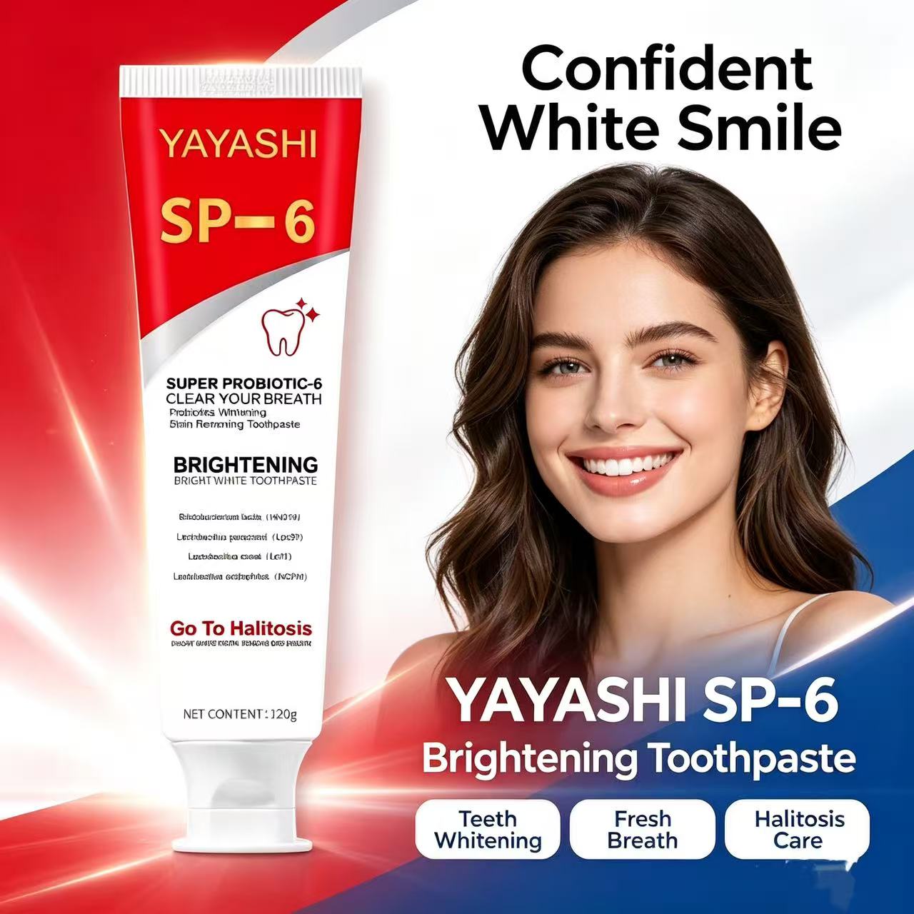 SP-6 프로바이오틱 치약 브라이트닝 민트 프레쉬 브레 - Teeth Whitening Best 리뷰 및 가격