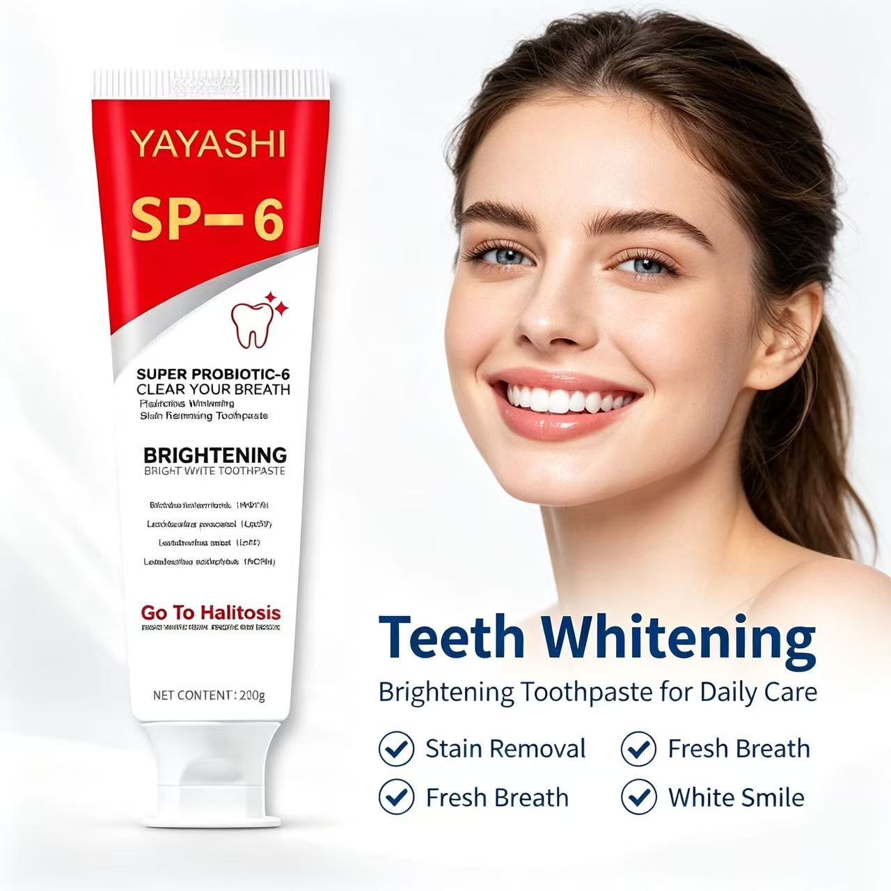SP-6 프로바이오틱 치약 브라이트닝 민트 프레쉬 브레 - Teeth Whitening Best 리뷰 및 가격
