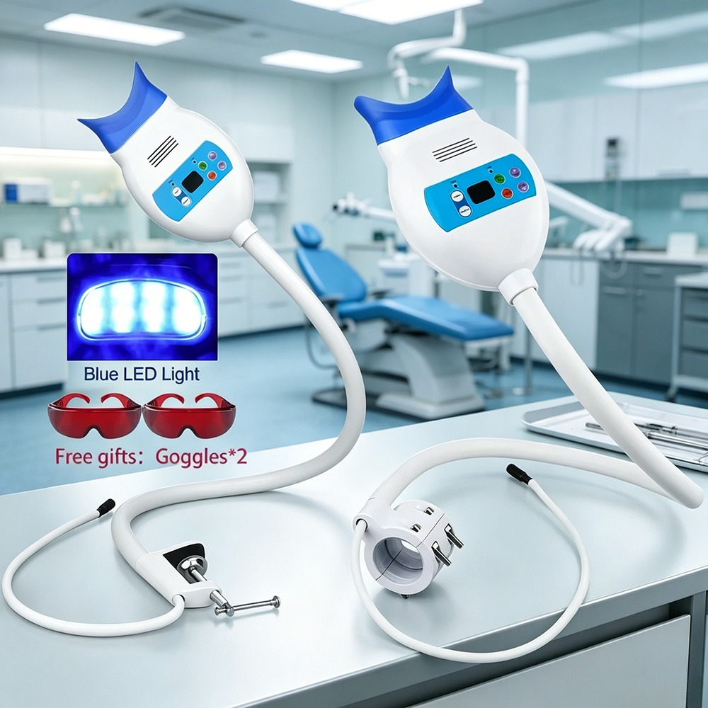 데스크탑 치아 미백 냉광기 8 LED 3색 조절 가능  - Teeth Whitening China 리뷰 및 가격