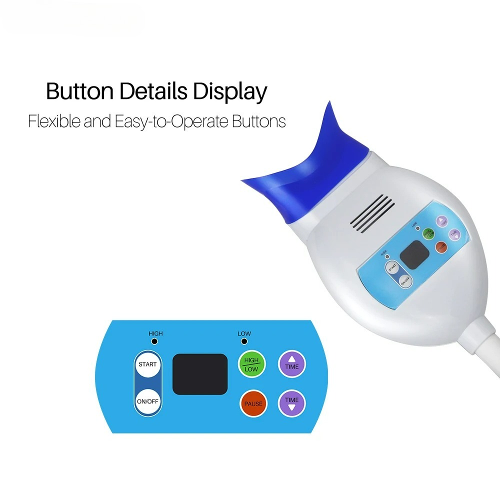 데스크탑 치아 미백 냉광기 8 LED 3색 조절 가능  - Teeth Whitening China 리뷰 및 가격