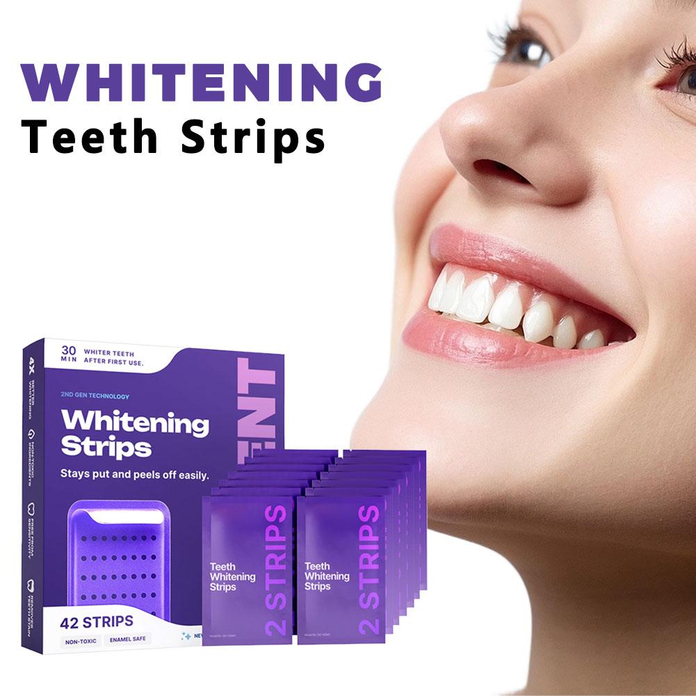 1/3/5Pcs 치아 미백 젤 스트립 42팩 구강 위생 - Teeth Whitening Gel Refills 리뷰 및 가격