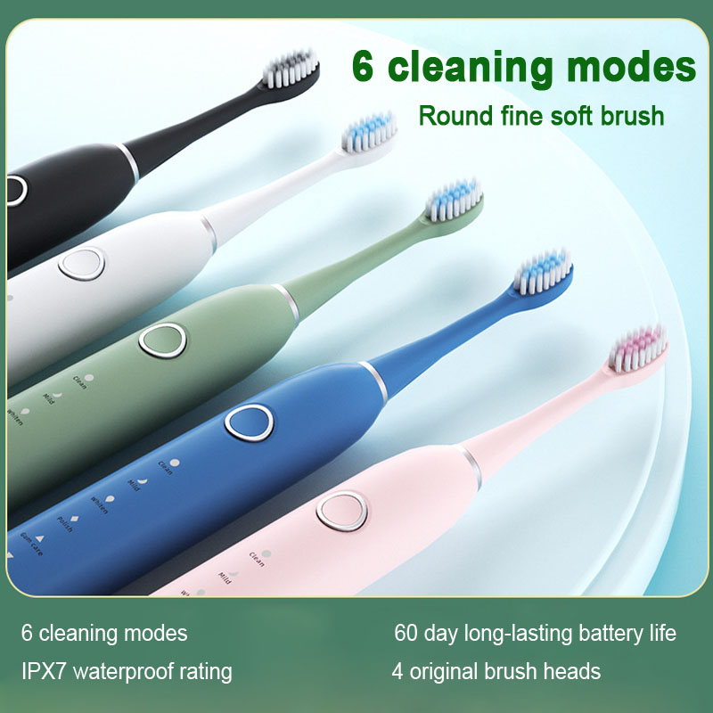 스마트 소닉 전동 칫솔 치아 미백 초음파 진동 구강 클 - Teeth Whitening Or Tooth Whitening 리뷰 및 가격
