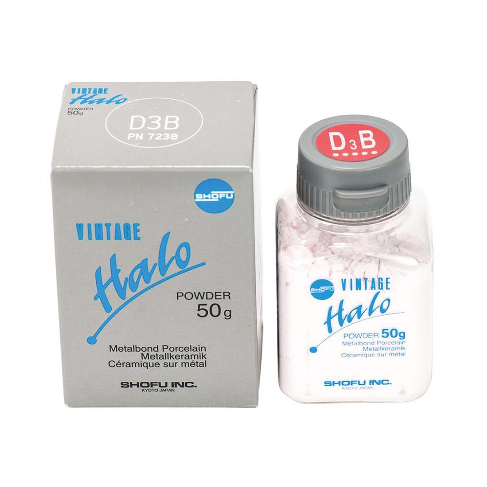 치과 금속 분말 Shofu 빈티지 헤일로 분말 50g  - Teeth Whitening Quotes 리뷰 및 가격