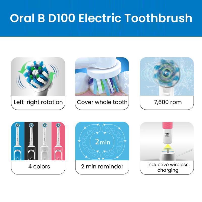 구강 B D100 2D 바이탈리티 전동 칫솔 타이머,  - Teeth Whitening Or Tooth Whitening 리뷰 및 가격