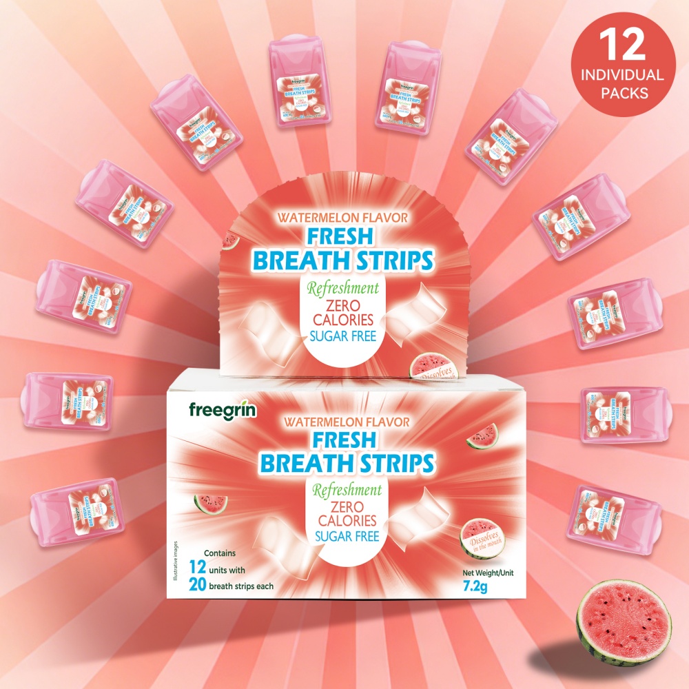 프리그린 수박향 구취제거제 쿨 포켓팩 휴대용 구취제거  - Teeth Whitening In Office 리뷰 및 가격