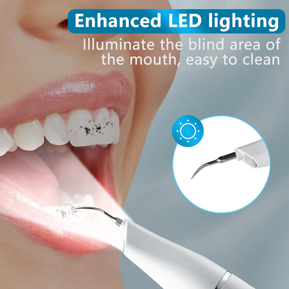 초음파 전동 치석 제거기 5가지 모드 치석 제거 치아  - Teeth Whitening Or Tooth Whitening 리뷰 및 가격