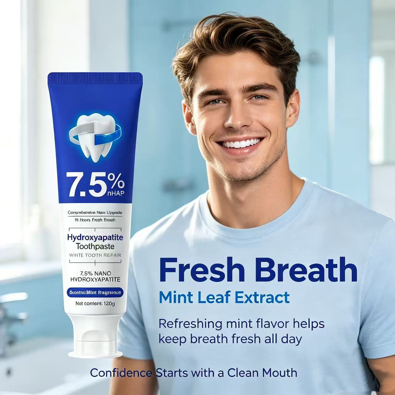 7.5% 나노 하이드록시아파타이트 치약 커피, 차 얼룩 - Teeth Whitening Best 리뷰 및 가격