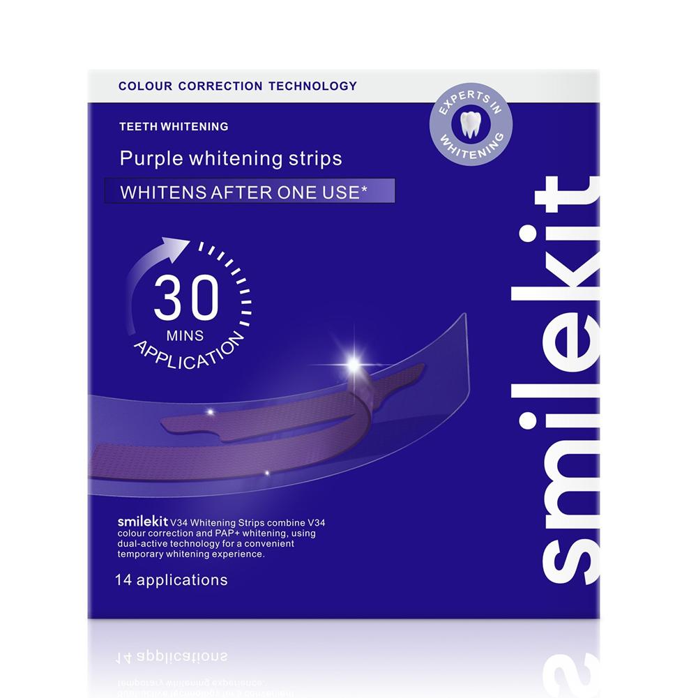  스마일킷 치아 미백 스트립 퍼플 V34 얼룩 제거  - Teeth Whitening Quotes 리뷰 및 가격