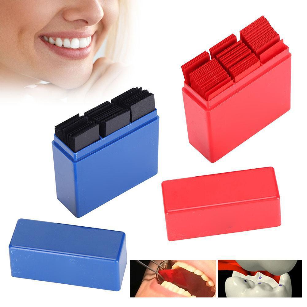 300매 치과용 교합지 블루 레드 양면 바이트 스트립  - Teeth Whitening Home 리뷰 및 가격