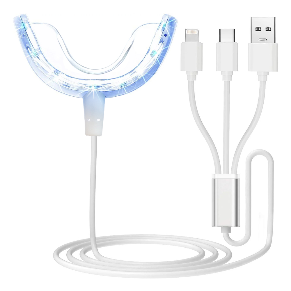 치아 미백 가속기 라이트, 16배 더 강력한 파란색 L - Teeth Whitening In Office 리뷰 및 가격