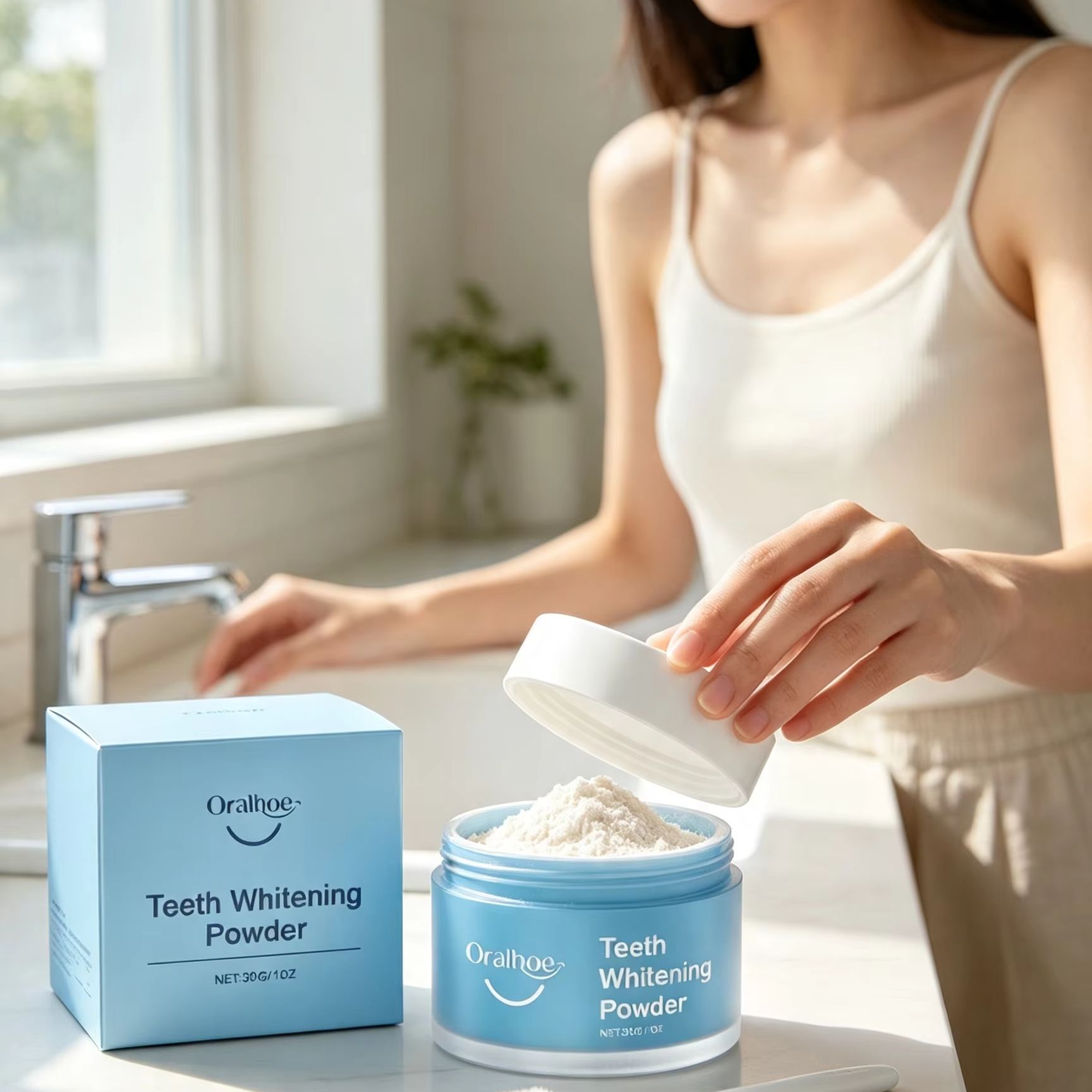 오랄호 치아 미백 파우더, 치아 얼룩 제거, 딥 클리닝 - Teeth Whitening Quotes 리뷰 및 가격