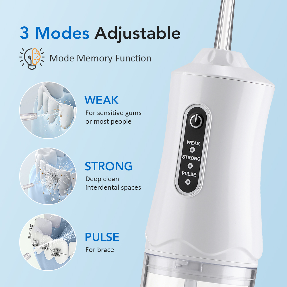 3가지 모드 구강 세척기 휴대용 구강 세척기 치과용 물 - Teeth Whitening Or Tooth Whitening 리뷰 및 가격