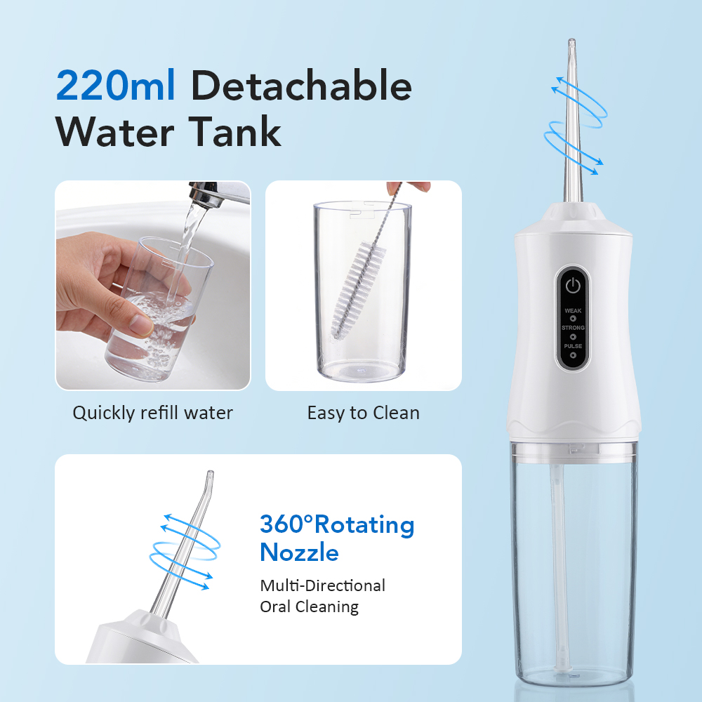 3가지 모드 구강 세척기 휴대용 구강 세척기 치과용 물 - Teeth Whitening Or Tooth Whitening 리뷰 및 가격