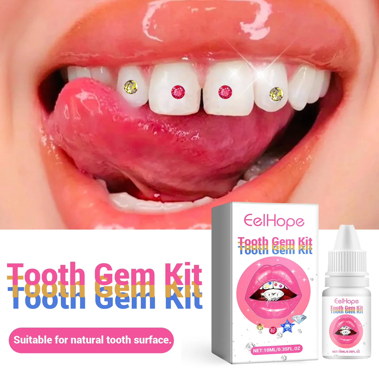 치아 장식 키트 DIY 투명 보석 장식 글리터 아름다운 - Teeth Whitening Kit With Light 리뷰 및 가격