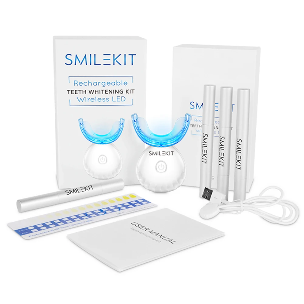 치과 치아 미백 키트 미니 16 LED 콜드 라이트 3 - Teeth Whitening Kit With Light 리뷰 및 가격