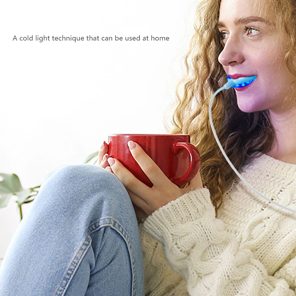1개 가정용 스마트 LED 치아 미백 램프 휴대용 US - Teeth Whitening In Office 리뷰 및 가격