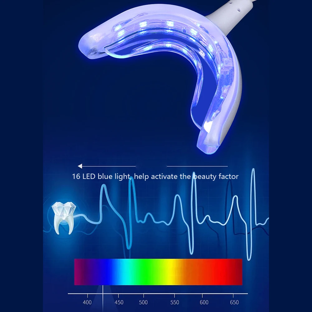 1개 가정용 스마트 LED 치아 미백 램프 휴대용 US - Teeth Whitening In Office 리뷰 및 가격