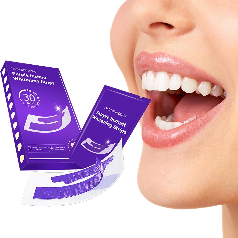 42쌍 보라색 치아 미백 스트립 V34 치아 색상 교정 - Teeth Whitening Quotes 리뷰 및 가격