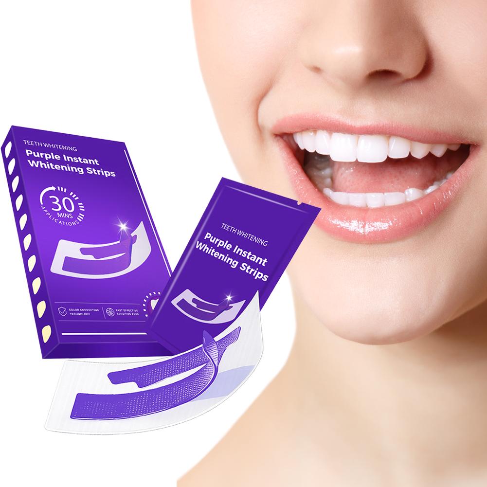 42쌍 보라색 치아 미백 스트립 V34 치아 색상 교정 - Teeth Whitening Quotes 리뷰 및 가격