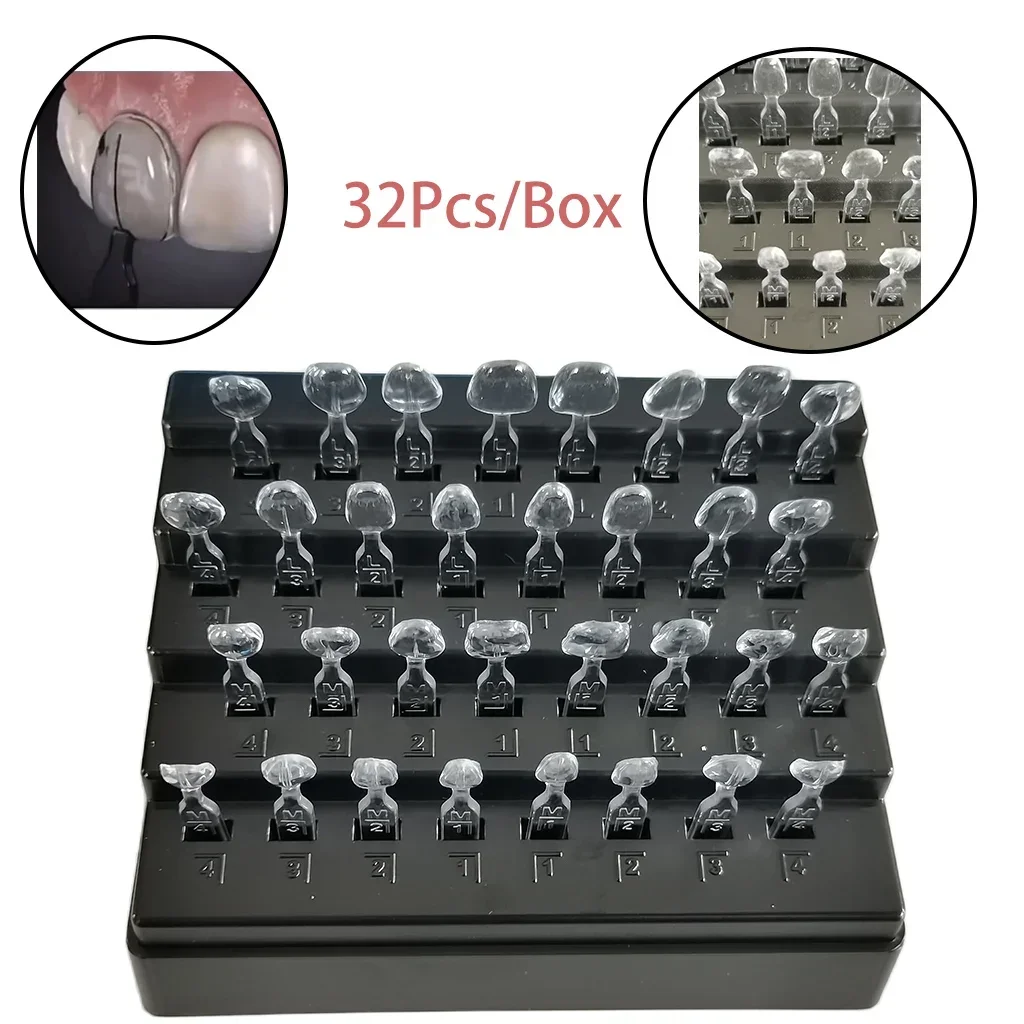 32개 치과용 베니어 몰드 키트 복합 레진 몰드 광중합 - Teeth Whitening Kit With Light 리뷰 및 가격