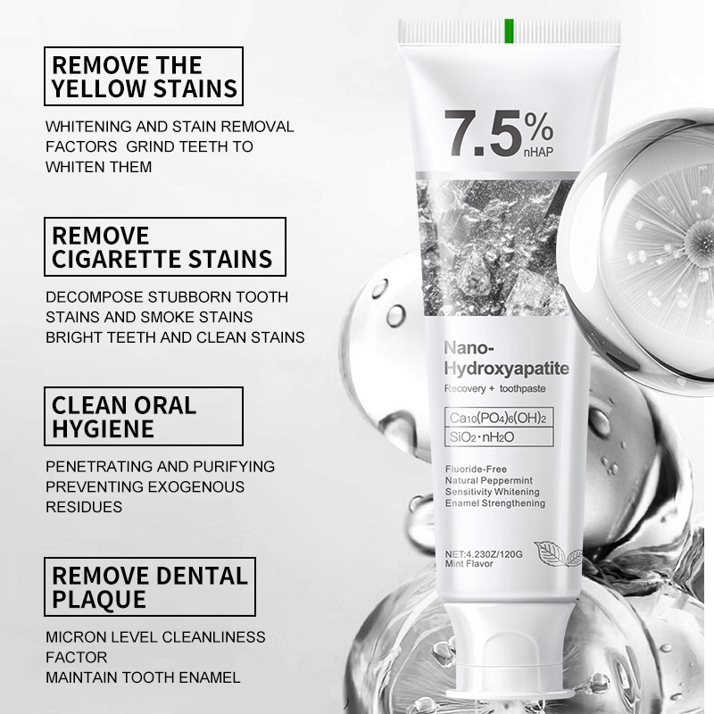 7.5% 하이드록시아파타이트 프로바이오틱 미백 치약 에 - Teeth Whitening Best 리뷰 및 가격